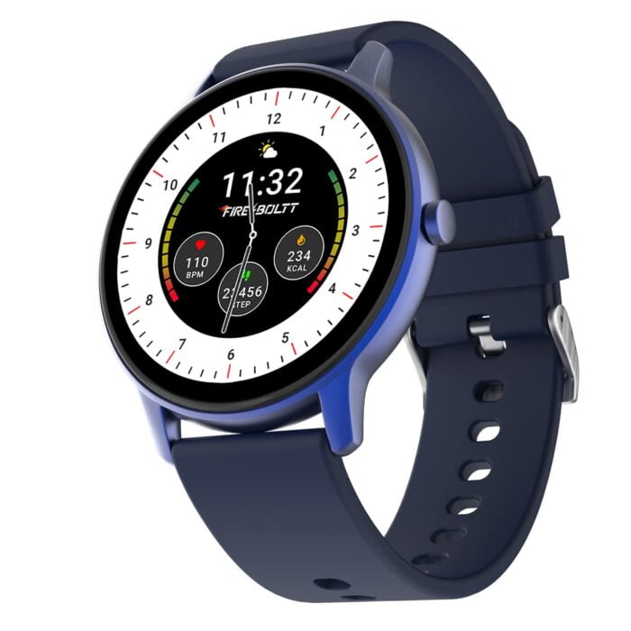 Fire-Boltt Rage Full Touch Display & 60 Sports Modes with IP68 Rating Smartwatch, Sp02 Tracking - Navy Blue - Image 1