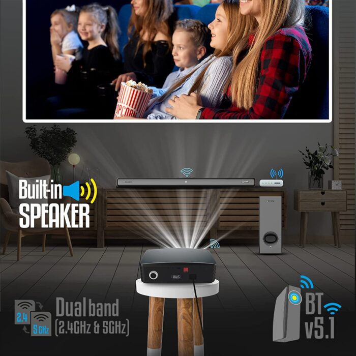 ZEBRONICS Zeb-PIXAPLAY 16 Android Smart LED Projector - Image 5