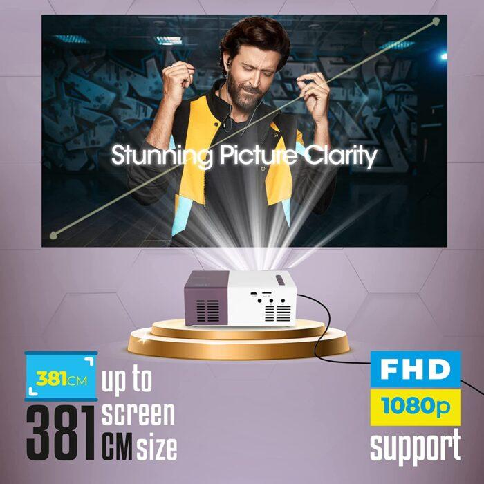 ZEBRONICS Zeb-PIXAPLAY 11 Portable LED Projector - Image 3
