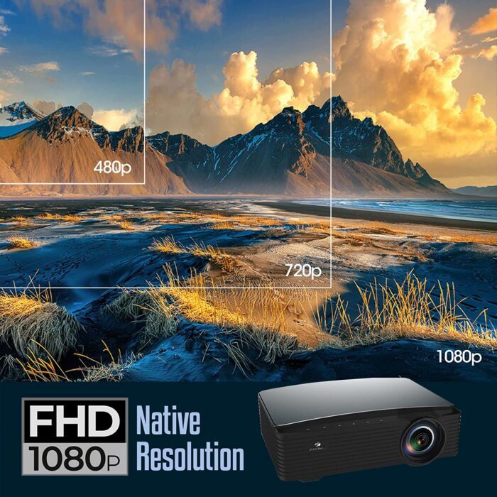 ZEBRONICS Zeb-PIXAPLAY 16 Android Smart LED Projector - Image 6