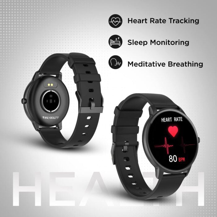 Fire-Boltt Rage Full Touch Display & 60 Sports Modes with IP68 Rating Smartwatch, Sp02 Tracking - Black - Image 4