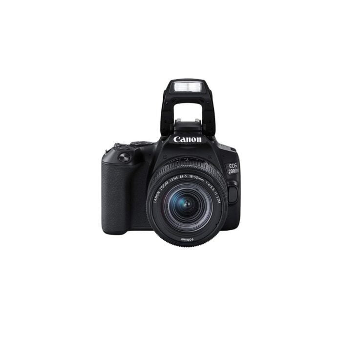 Canon EOS 200D II 24.1MP Digital SLR Camera + EF-S 18-55mm f4 is STM Lens (Black) - Image 4