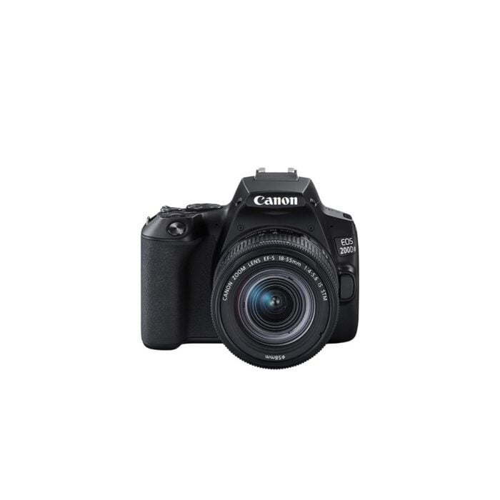 Canon EOS 200D II 24.1MP Digital SLR Camera + EF-S 18-55mm f4 is STM Lens (Black) - Image 3
