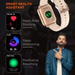 Fire-Boltt Ninja 3 1.83" Display Smartwatch Full Touch with 100+ Sports Modes with IP68, Sp02 Tracking - Rose Gold - Image 3