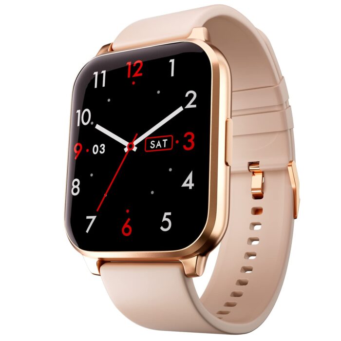 Fire-Boltt Ninja 3 1.83" Display Smartwatch Full Touch with 100+ Sports Modes with IP68, Sp02 Tracking - Rose Gold - Image 1