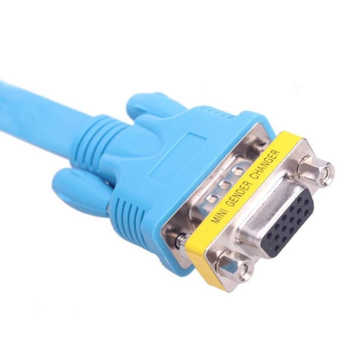 BigPlayer VGA Female to Female Gender Changer Cable Extender Joiner (Silver, 15 pin HD d-sub) - Image 3