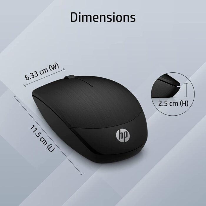 HP X200 Wireless Mouse with 2.4 GHz Wireless connectivity, Adjustable DPI up to 1600 and 18-Month Long Battery Life - Image 4