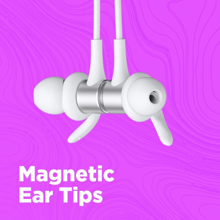 Flix Beetel Blaze 120 Bluetooth Wireless in Ear Earphones with Mic - White - Image 4