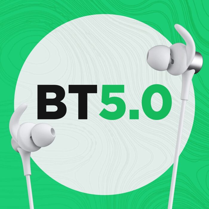 Flix Beetel Blaze 120 Bluetooth Wireless in Ear Earphones with Mic - White - Image 6