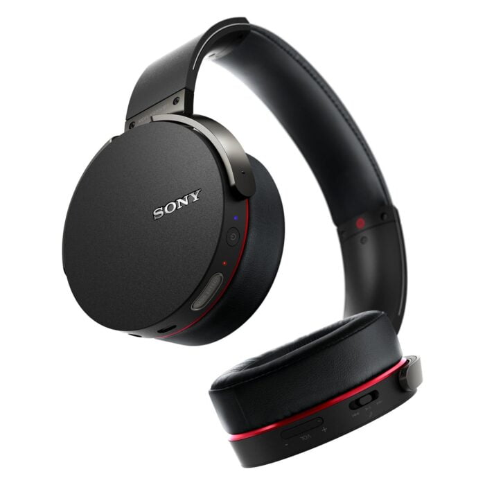 Sony MDR-XB950B1 On-Ear Wireless Premium Extra BASS Headphones - Black - Image 2