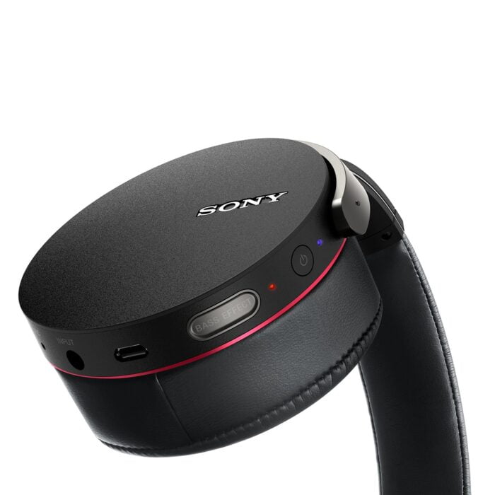 Sony MDR-XB950B1 On-Ear Wireless Premium Extra BASS Headphones - Black - Image 5