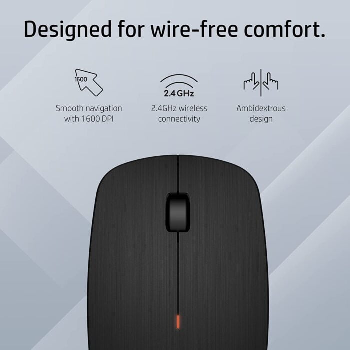 HP X200 Wireless Mouse with 2.4 GHz Wireless connectivity, Adjustable DPI up to 1600 and 18-Month Long Battery Life - Image 2