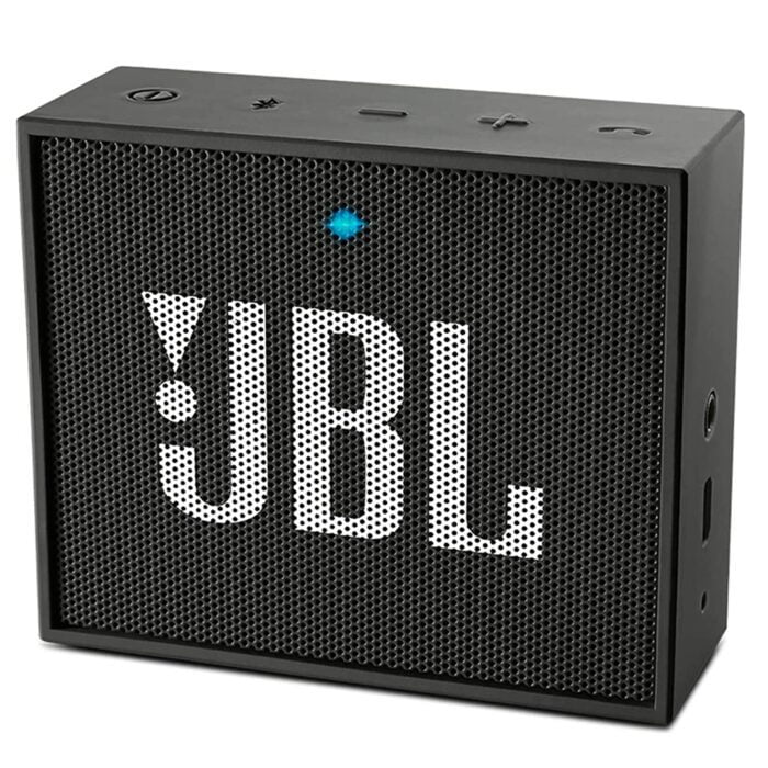 JBL Go, Wireless Portable Bluetooth Speaker with Mic, JBL Signature Sound, Vibrant color options, Bluetooth & AUX Connectivity (Black) - Image 2
