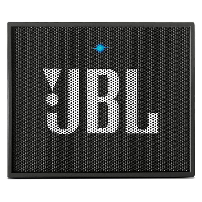 JBL Go, Wireless Portable Bluetooth Speaker with Mic, JBL Signature Sound, Vibrant color options, Bluetooth & AUX Connectivity (Black) - Image 1