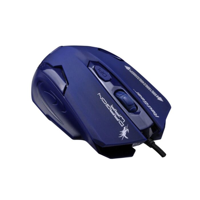 Dragonwar Red Gear Emera ELE-G11 3200 DPI USB Gaming Mouse (Dark Blue) - Image 5