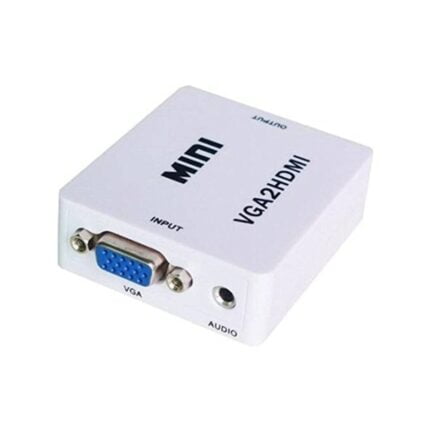 PremiumAV MST-722-7_DR Portable Ultra HD VGA to HDMI Converter (White)