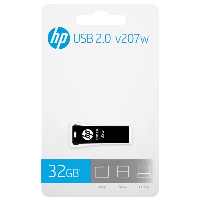 HP v207w 32GB USB 2.0 Pen Drive,Black - Image 4