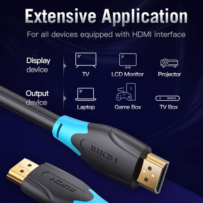VEnTIOn Store 4K HDMI Cable, Ultral High Speed Male to Male HDMI 2.0 Cable (3M) - Image 5