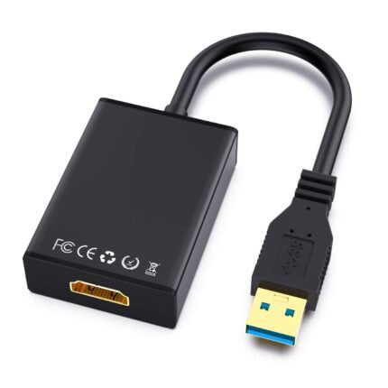 Tobo USB to HDMI Adapter; USB 3.0/2.0 to HDMI 1080P Video Graphics Cable Converter