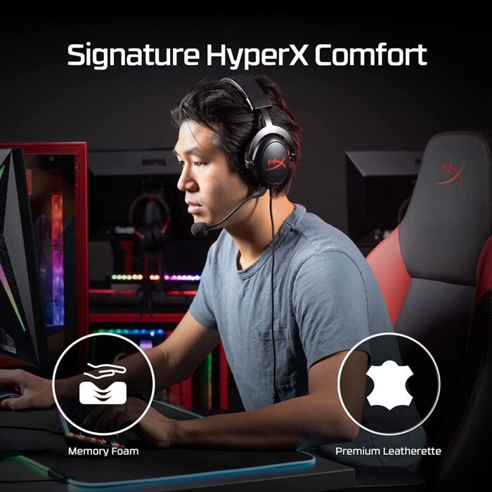 HyperX Cloud Core Wired Gaming Over Ear Headphone with DTS :X Spatial Audio (Black) - Image 3