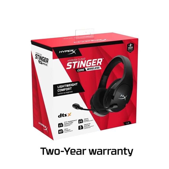 Hyperx Cloud Stinger Core Bluetooth Wireless On Ear Headphones with Mic (Black) - Image 8