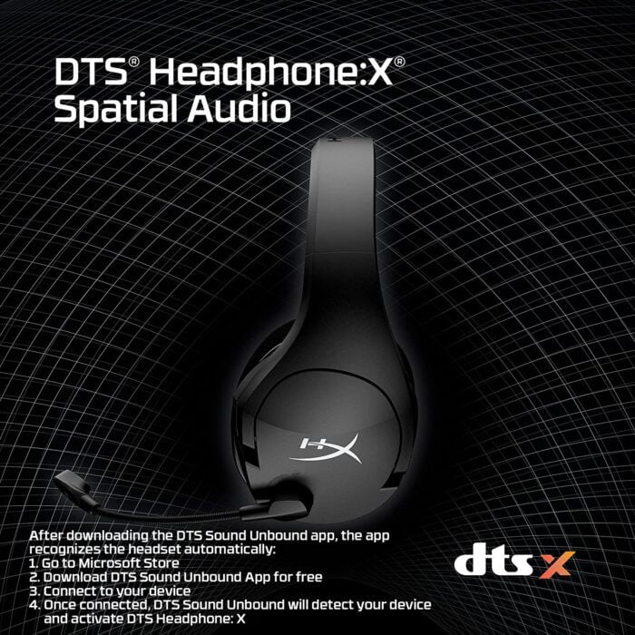 Hyperx Cloud Stinger Core Bluetooth Wireless On Ear Headphones with Mic (Black) - Image 3