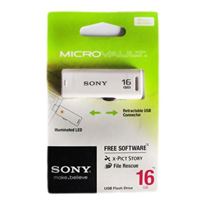 Sony Microvault 16GB Pen Drive (White) - Image 2