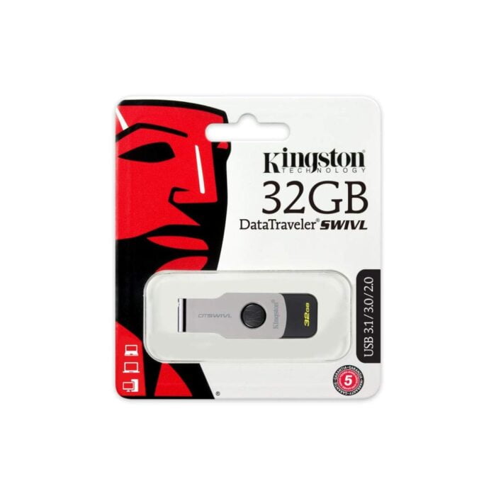Kingston DataTraveler Swivl 32GB USB 3.0 Pen Drive (DTSWIVL/32GBIN, Black) - Image 3
