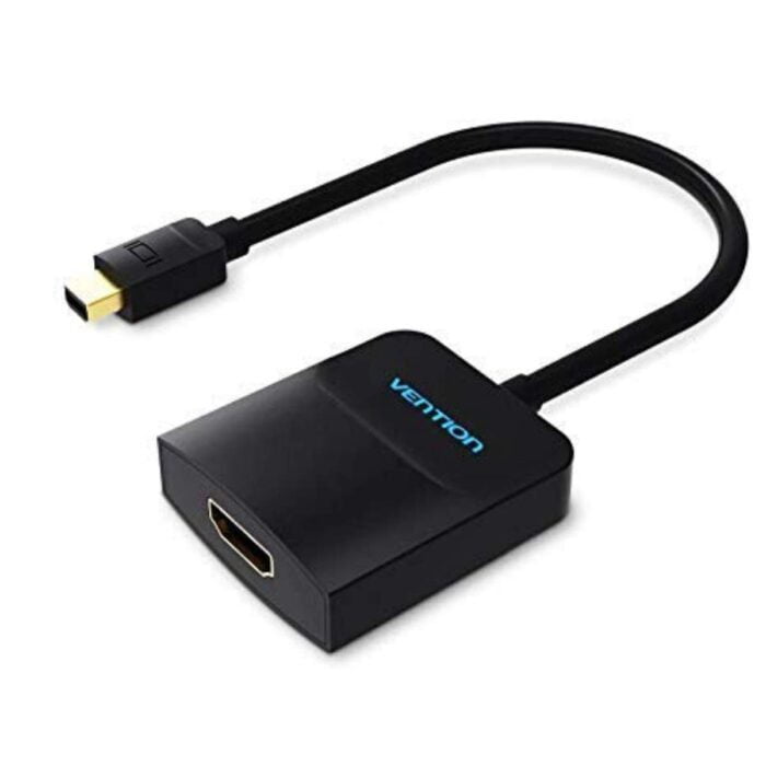 VEnTIOn Store Mini Displayport to HDMI Cable (Thunderbolt to HDMI Compatible) Computer TV Adapter for PC MacBook HDTV Projector 1080P HBCBB (5ft/1.5m) - Image 1