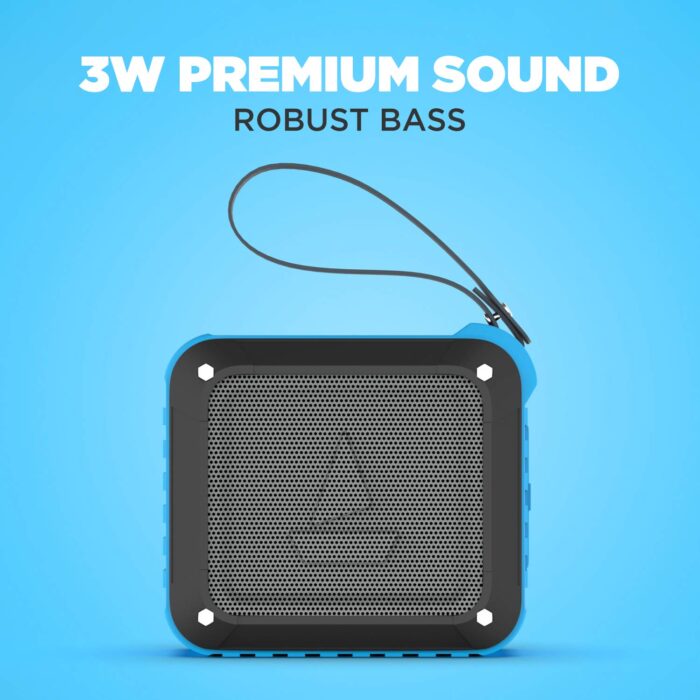 boAt Stone 200 3 Watts Portable Bluetooth Speakers - Blue - Image 4