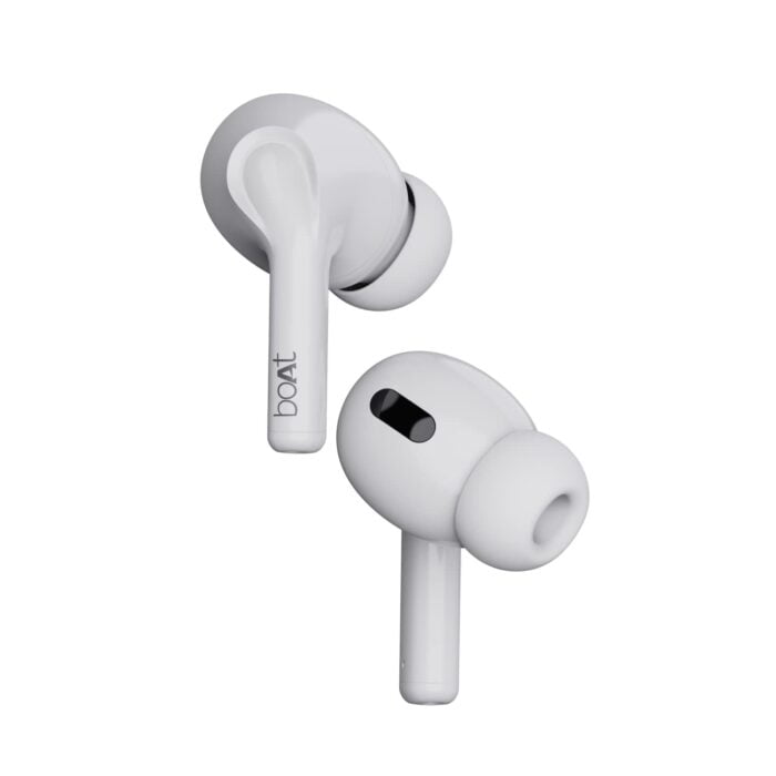 boAt Airdopes 161 TWS Earbuds with ASAP™ Charge, 17H Playtime, IWP™, Immersive Audio, IPX5, Touch Controls (Pearl White) - Image 1