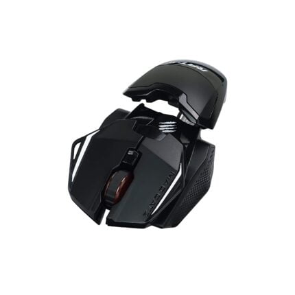MAD CATZ The Authentic R.A.T. 1+ Optical Wired Gaming Mouse | 1600 DPI, Black - MR01MCINBL000-0