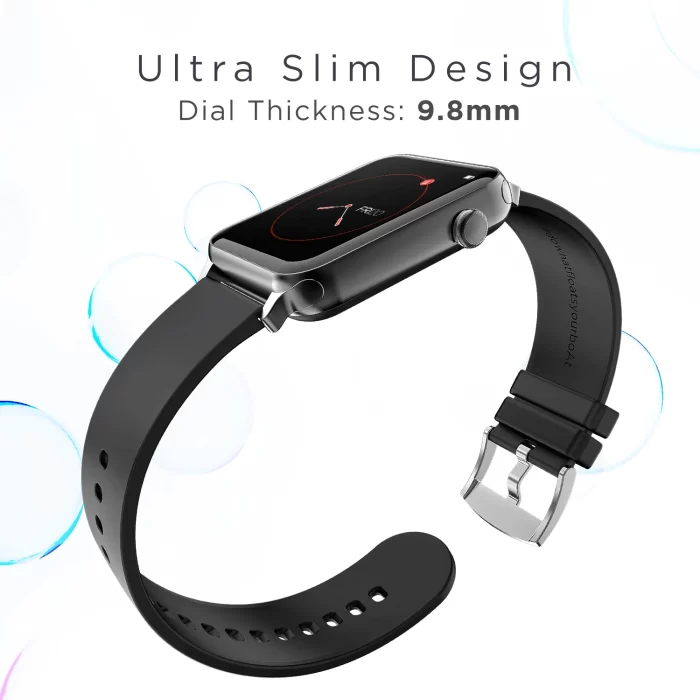 boAt Storm call 1.69 inch HD display with bluetooth calling and 550 nits brightness Smartwatch - Pitch Black - Image 4