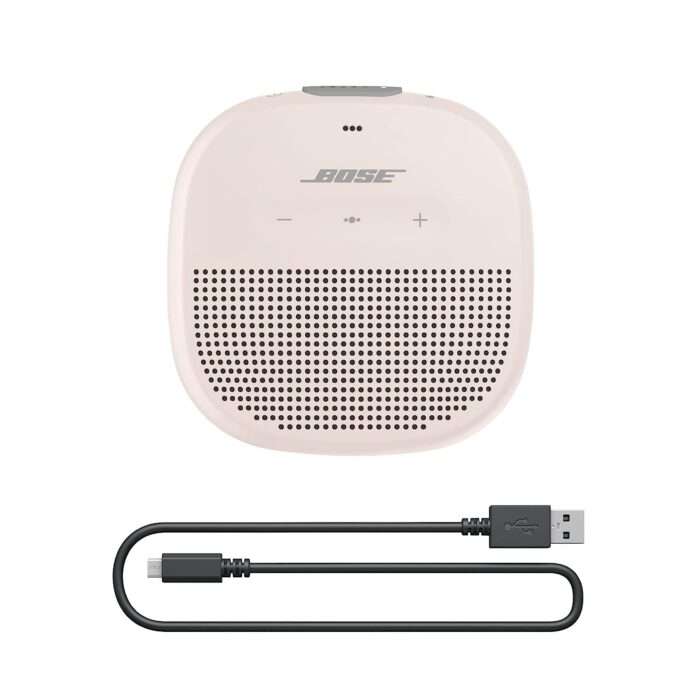 Bose SoundLink Micro Bluetooth Speaker: Small Portable Waterproof Speaker with Microphone, White Smoke - Image 4