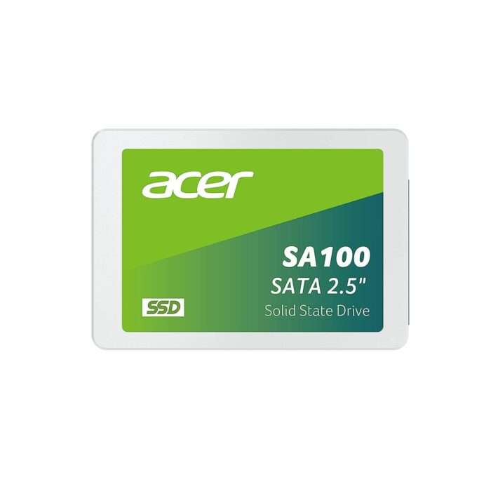 Acer SA100 480GB MAS0902+3D NAND SATA 2.5 inch(6.35cm) Internal SSD-560MB/s R, 493MB/s W Speed - Image 1