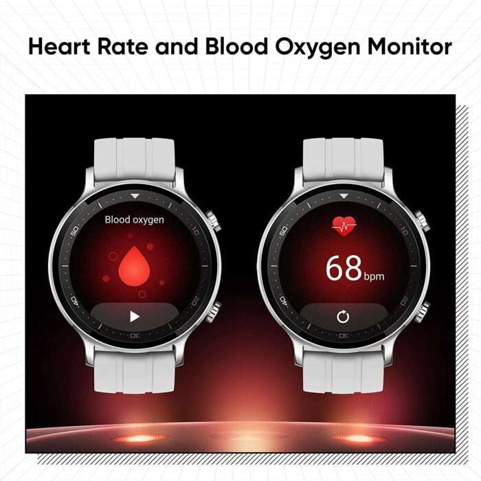 realme Smart Watch S with 1.3 inch (3.3 cm) TFT-LCD Touchscreen, 15 Days Battery Life, SpO2 & Heart Rate Monitoring, Silver - Image 8