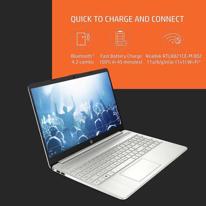 HP 15s-Ryzen 3 5300U 8GB SDRAM/256GB SSD 15.6 inch, FHD, Micro-Edge, Anti-Glare Laptop/AMD Radeon Graphics/Dual Speakers/Windows 11 - Image 6