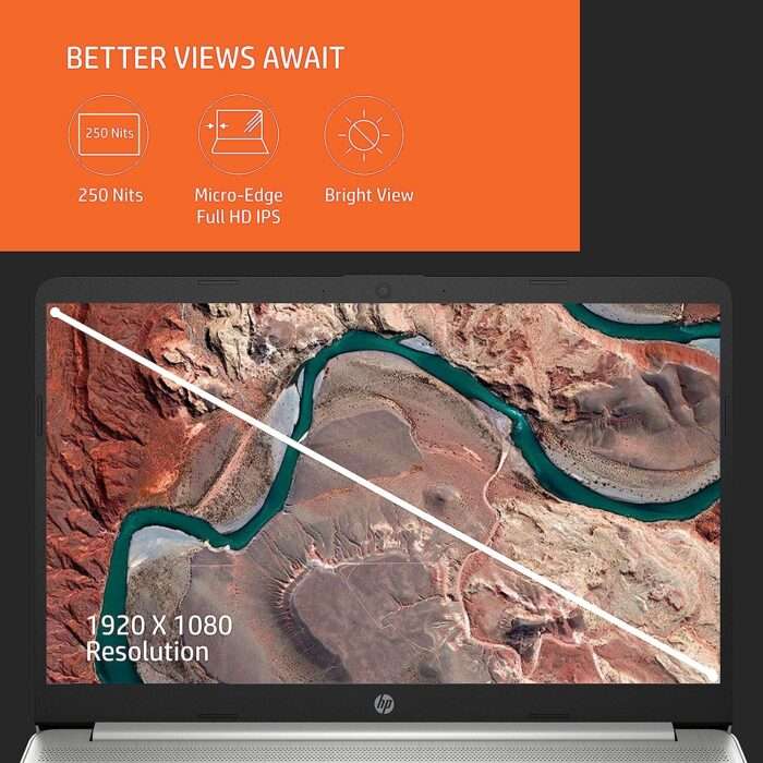 HP 15s-Ryzen 3 5300U 8GB SDRAM/256GB SSD 15.6 inch, FHD, Micro-Edge, Anti-Glare Laptop/AMD Radeon Graphics/Dual Speakers/Windows 11 - Image 2