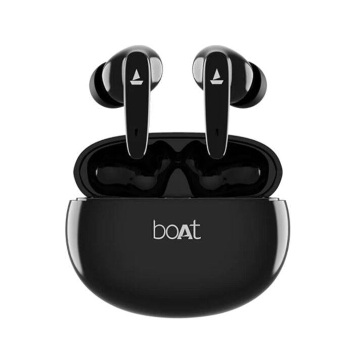 boAt Airdopes 181 Wireless Earbuds with 10mm Driver, Type C Interface, BEAST™ Mode & Voice Assistant, ENx Technology - Black - Image 1
