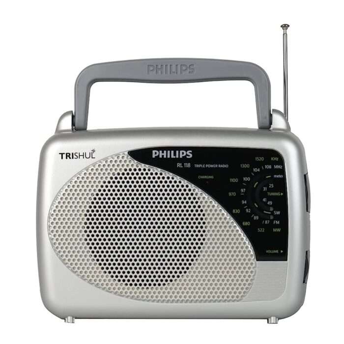 Philips Radio RL118/94 with MW/SW/FM Bands, 200mW RMS soundoutput,3-1 Power Source External Battery - Image 1