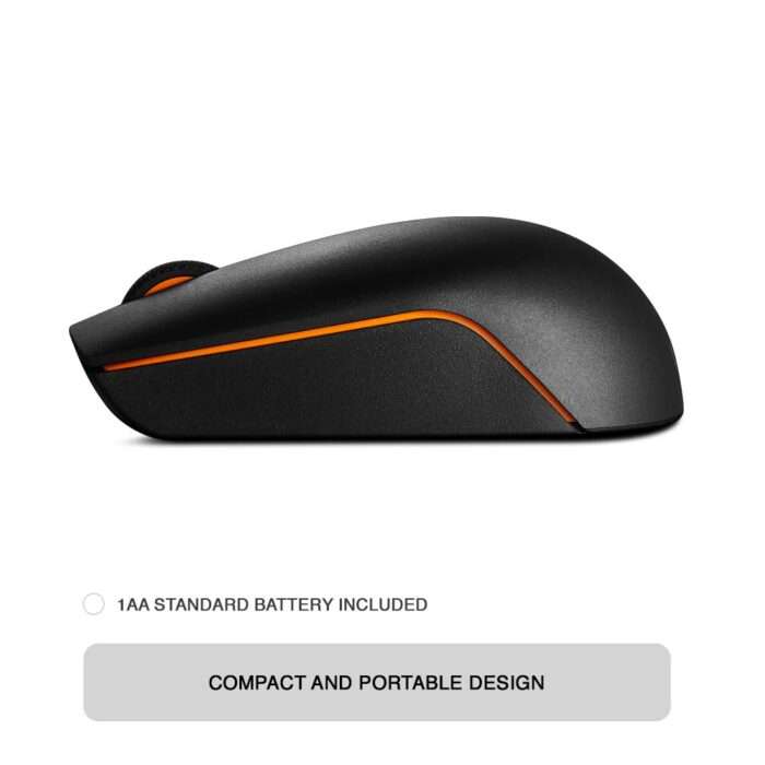 Lenovo 300 Wireless Compact Mouse, 1000 DPI Optical sensor, 2.4GHz Wireless Nano USB, 10m range - Image 3
