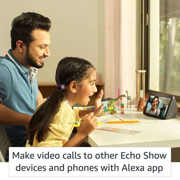 Echo Show 8 (2nd Gen, 2021 release)- Smart speaker with 8" HD screen, stereo sound & hands-free entertainment with Alexa - Image 3