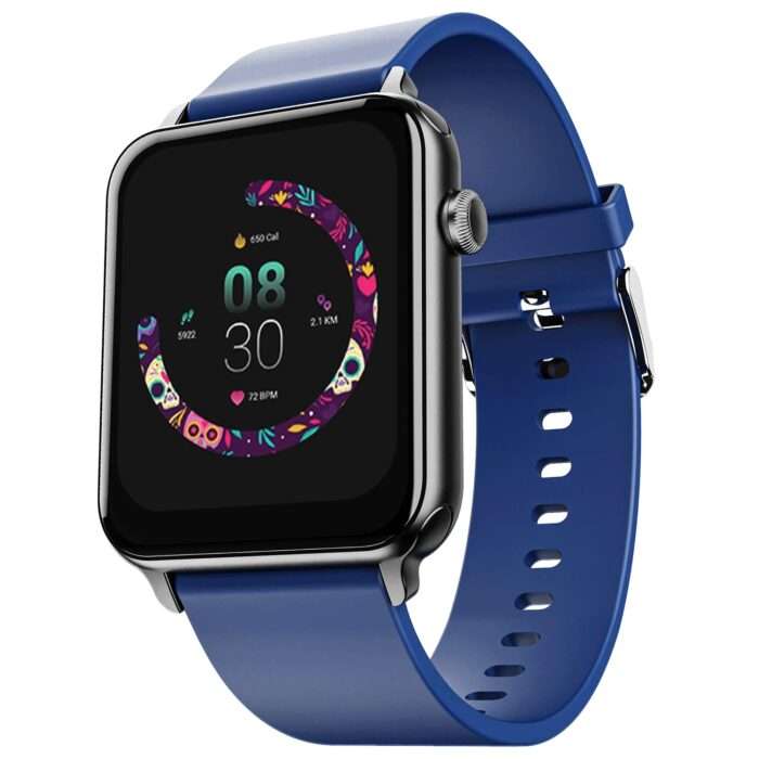 boAt Wave Lite Smartwatch with 1.69" HD Display, HR & SpO2 Level Monitor, 140+ Watch Faces, IP68 & 7 Days Battery Life (Deep Blue) - Image 1