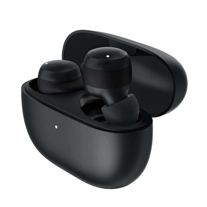 Redmi Buds 3 Lite, True Wireless in Ear Earbuds with Mic, Bluetooth 5.2,IP54 Splash Resistant, Ultra-Light,Fast Charging & Up to 18 Hours Playback, New Lock-in Design, Quick Touch Response (Black) - Image 1