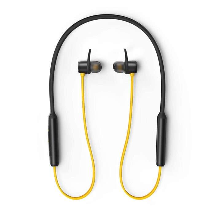 realme Buds Wireless in Ear Bluetooth Earphones with mic, 11.2mm Bass Boost Driver, Magnetic Fast Pair, Fast Charging and 12 Hrs Playtime (Yellow) - Image 3