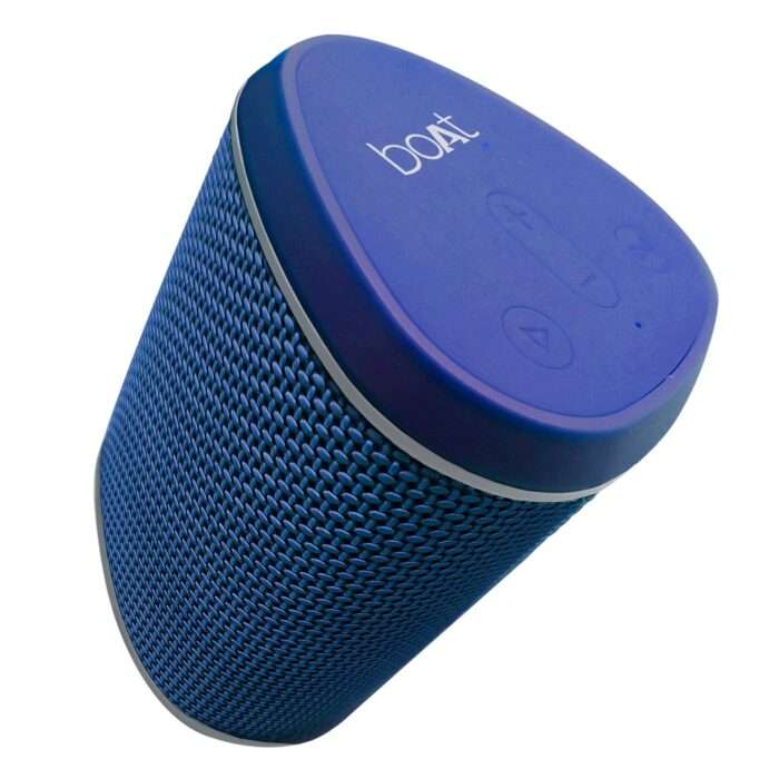 boAt Stone 170 Portable Bluetooth Speaker with 5W Immersive HD Sound, IPX 6 Water Resistant, 6 Hours of Playtime - Blue - Image 1