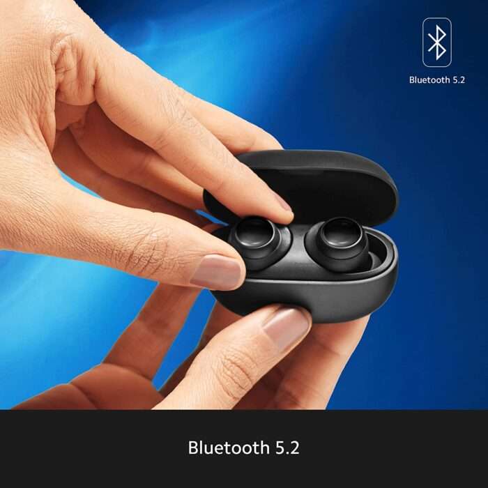 Redmi Buds 3 Lite, True Wireless in Ear Earbuds with Mic, Bluetooth 5.2,IP54 Splash Resistant, Ultra-Light,Fast Charging & Up to 18 Hours Playback, New Lock-in Design, Quick Touch Response (Black) - Image 4