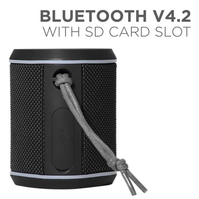 boAt Stone 170 Portable Bluetooth Speaker with 5W Immersive HD Sound, IPX 6 Water Resistant, 6 Hours of Playtime - Black - Image 5