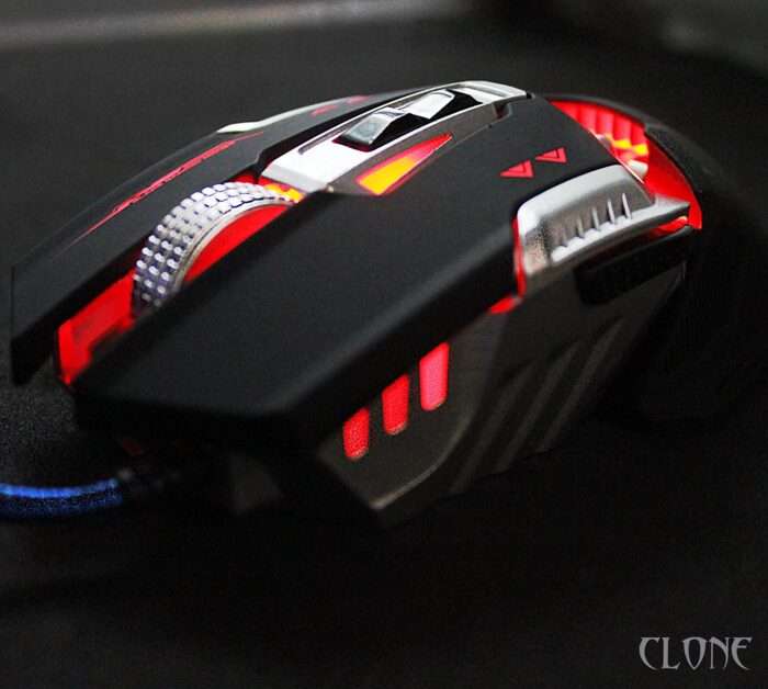TAG CLONE Wired Optical Gaming Mouse (USB 2.0, Black) - Image 4