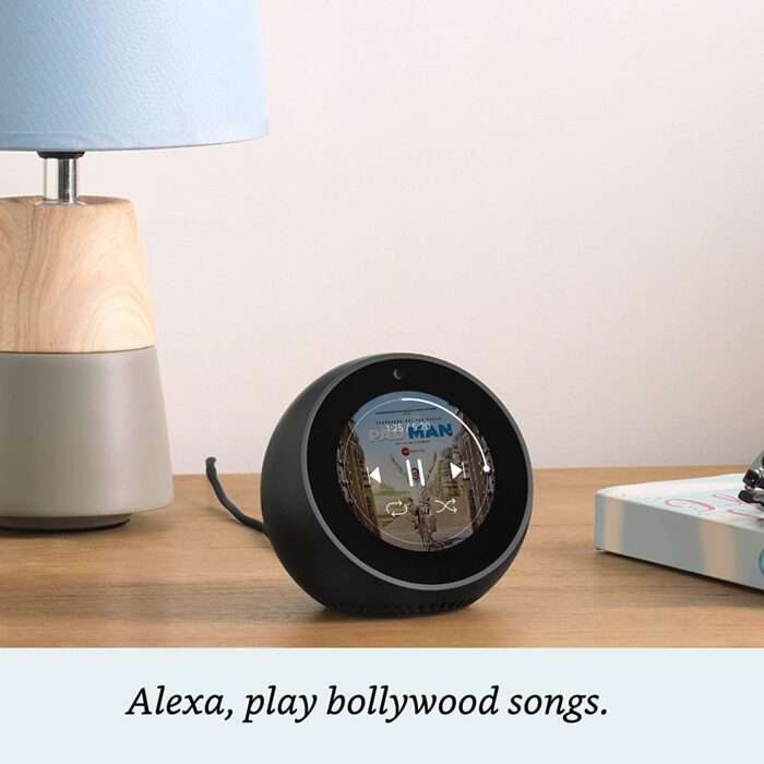 Echo Spot – Smart Alarm Clock with Alexa - Black - Image 3